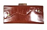 Porte feuilles porte monnaie cuir marron
